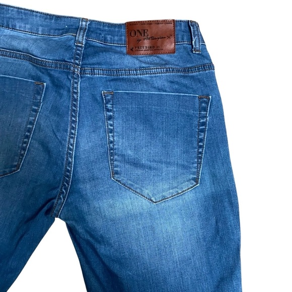 One Teaspoon Lola Freebirds II Embroidered Raw Hem Skinny Jeans 28 - Picture 12 of 15